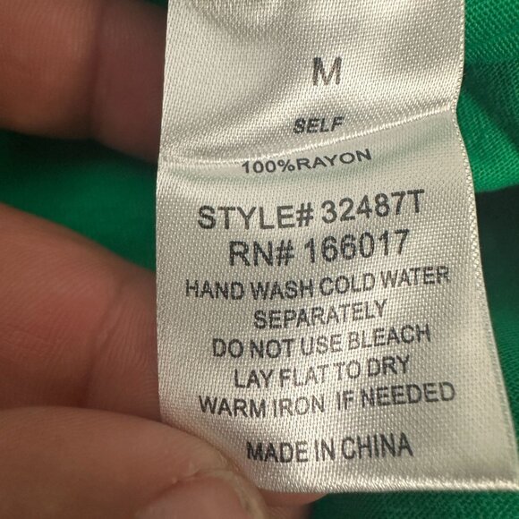 Sequin Cowboy Boot Graphic Tee Shirt Kelly Green M Blue B Collection Womens Top - Picture 7 of 7